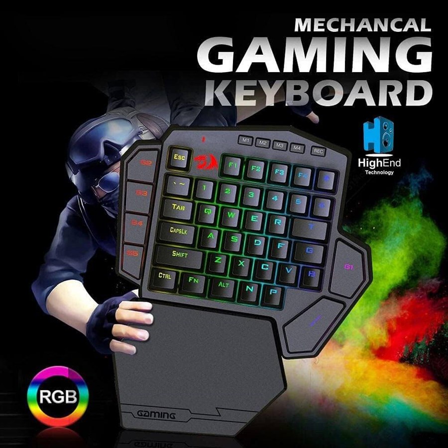 Redragon DITI X K601 RGB One Handed Mechanical Keyboard Price In