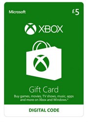 Xbox Live £5 Gift Card [Online Digital Code]
