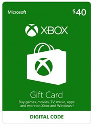 Xbox Live $40 Gift Card [Online Digital Code]