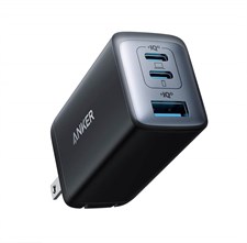 Anker 735 GaNPrime 65W 3-Port Fast Wall Charger 