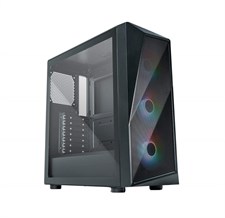 Cooler Master CMP 520 ARGB ATX Mid-Tower PC Case - Black