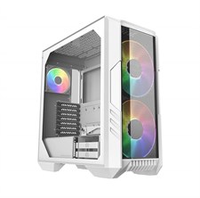 Cooler Master HAF 500 ARGB High Airflow ATX Mid-Tower PC Case - White