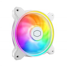 Cooler Master MasterFan MF140 Halo² 140mm ARGB PC Case Fan - White