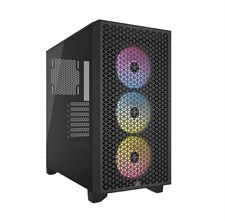 Corsair 3000D RGB AIRFLOW ATX Mid-Tower Computer Case - Black