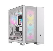 Corsair 6500D AIRFLOW Dual Chamber ATX Mid-Tower Computer Case - White