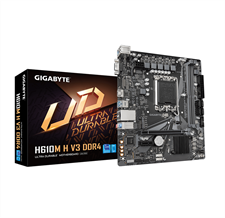 Gigabyte H610M H V3 DDR4 (rev. 1.0) Intel H610 LGA 1700 Micro ATX Motherboard