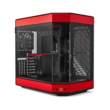 HYTE Y60 Modern Aesthetic Dual Chamber ATX Mid-Tower Computer Case - Black Cherry