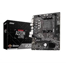 MSI A520M-A PRO AM4 AMD microATX Gaming Motherboard