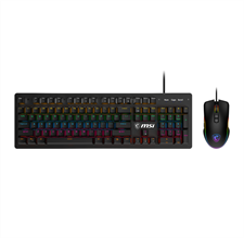 MSI Forge GK300 RGB Wired Mechanical Gaming Keyboard Mouse Combo