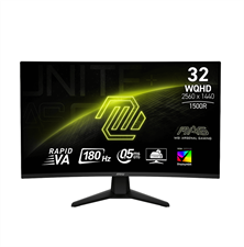 MSI MAG 32CQ6F 31.5" 2K 180Hz 0.5ms Curved Gaming Monitor