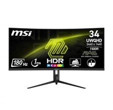 MSI MAG 342CQR E2 34" UWQHD 180hz 1ms Curved Gaming Monitor