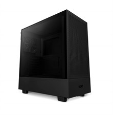 NZXT H5 Flow Compact ATX Mid-Tower Gaming Computer Case - Black