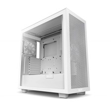 NZXT H7 Flow ATX Mid-Tower Gaming Computer Case - White 