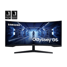 Samsung Odyssey G5 34" 1440p Ultra WQHD 165Hz VA Curved Gaming Monitor