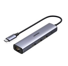 UGREEN 4 in 1 USB-C Multifunction Gigabit Ethernet Adapter with PD