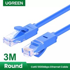 UGREEN Cat6 UTP Ethernet Network 1000 Mbps Support RJ45 Cable - 3m