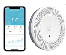 iLik AuraSense WiFi Air Quality Monitor - PM2.5, Carbon Dioxide (CO2), Humidity, Temperature, Lux with Tuya Smart Android & iOS App Integration