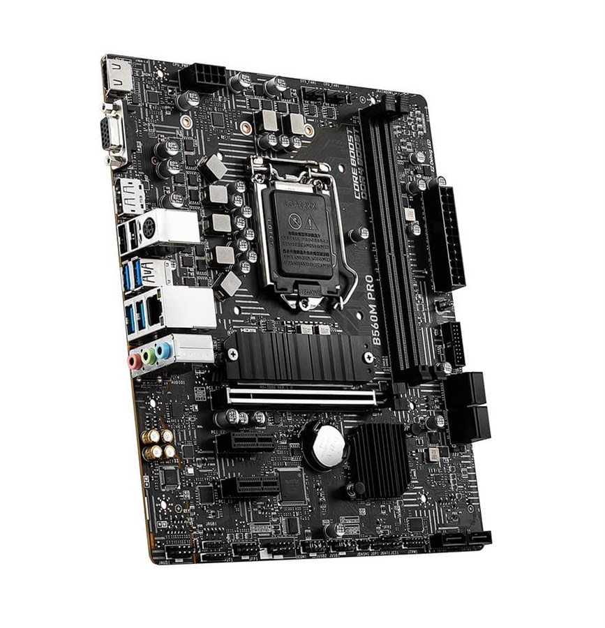 MSI PRO Series B560M Pro 11th/10th Gen Intel LGA 1200 mATX Motherboard ...