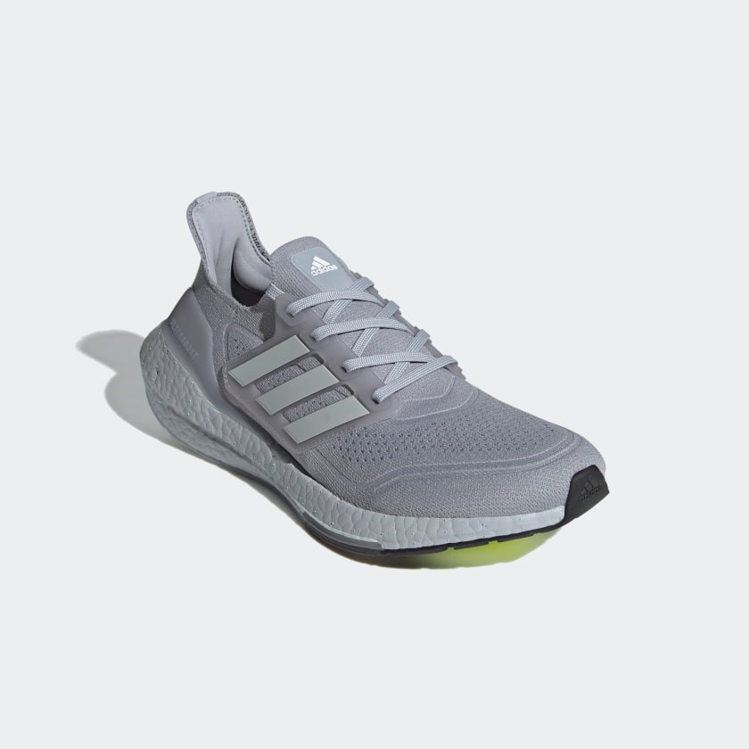 Adidas ULTRABOOST 21 Shoes - Silver / Grey Two Yellow | Pakistan